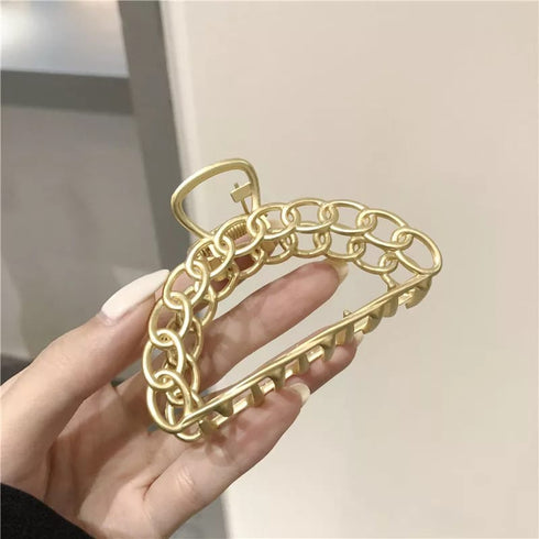 Matte Metal Horsetail Clip